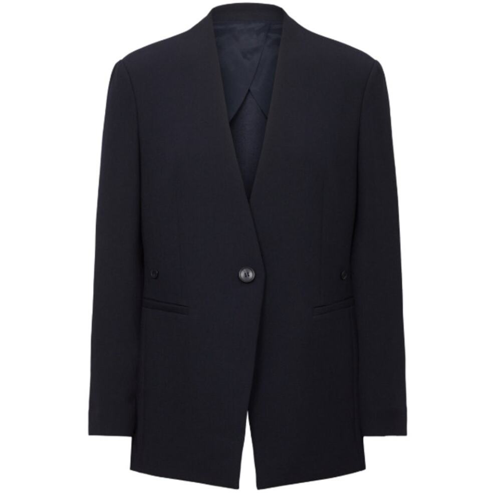 Spanx Women's Classic Black Perfect Collarless Blazer Size L - Picture 9 of 10